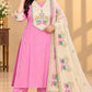Plus Size Vectican Kurthi 3pcs Set