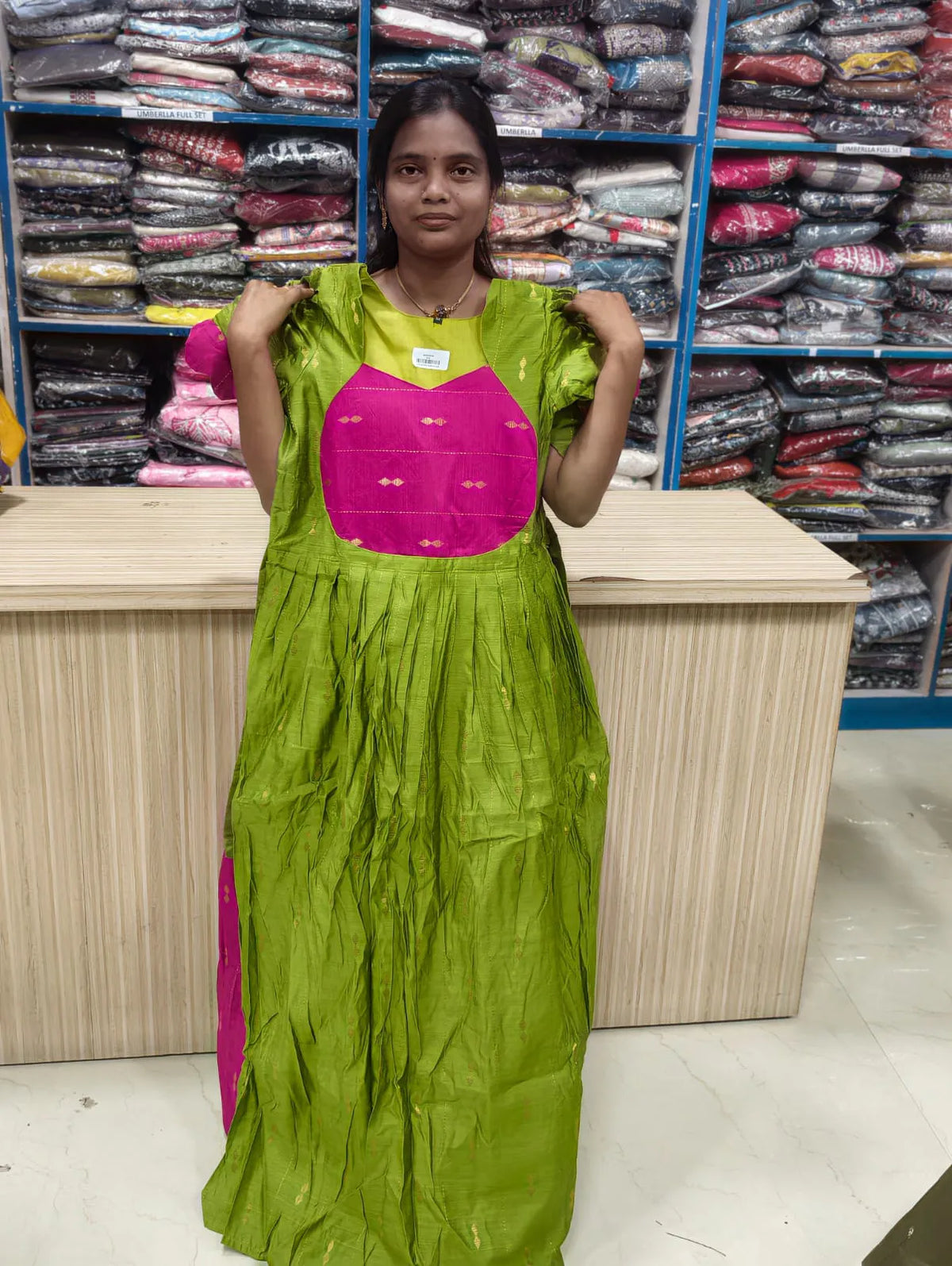 Raw Silk Maxi