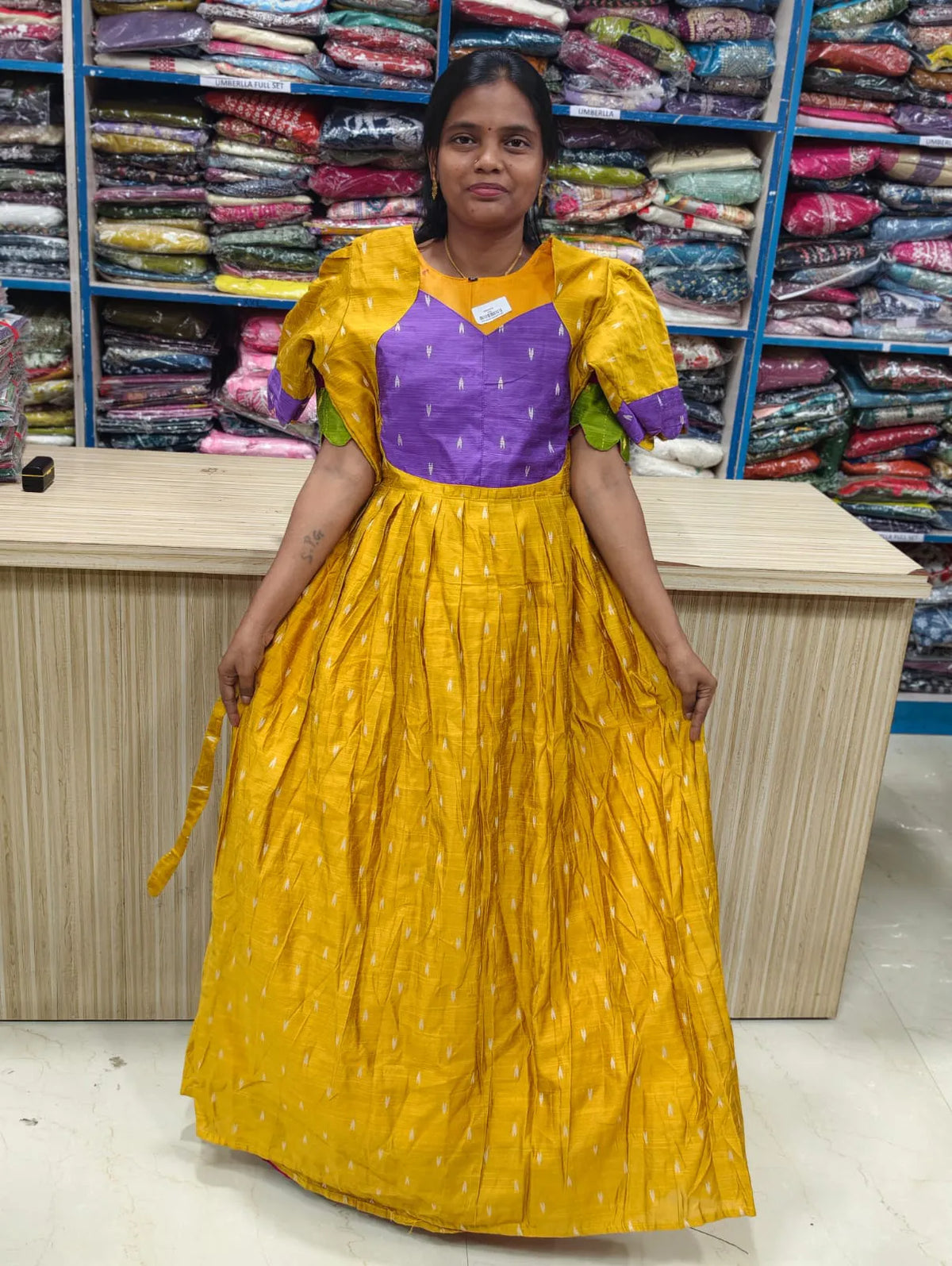 Raw Silk Maxi