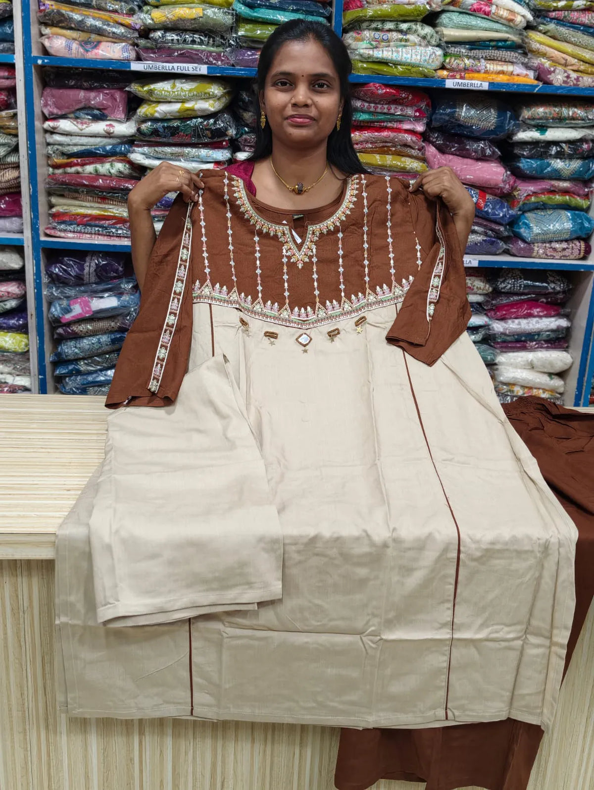 Plus Size Co Ord Set - Premium Shining Silk Cotton