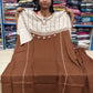 Plus Size Co Ord Set - Premium Shining Silk Cotton