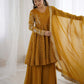 Plus Size Sharara Crunchy Silk