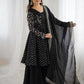 Plus Size Sharara Crunchy Silk