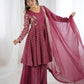 Plus Size Sharara Crunchy Silk