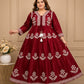 Plus Size 3 Layer Thread Emporidary Anarkali