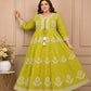 Plus Size 3 Layer Thread Emporidary Anarkali