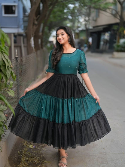 Plus Size 3 Tyre Frock