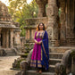 Plus Size Pattu Anarkali