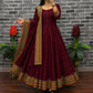 Vizhitra Anarkali With Dupatta