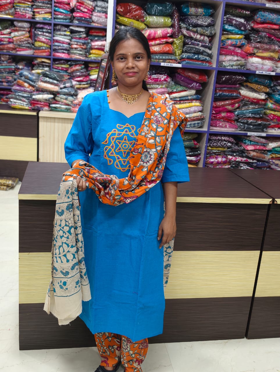 Mangalgiri Cotton Kolam Design