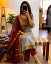 Silk Cotton 3pcs Set Ethnic Wear