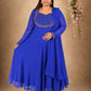 Plus Size Heart model Aari work Anarkali