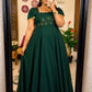 Plus Size Blooming Vichithra Double Sleeve Anarkali