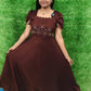Blooming Vichithra Double Sleeve Anarkali