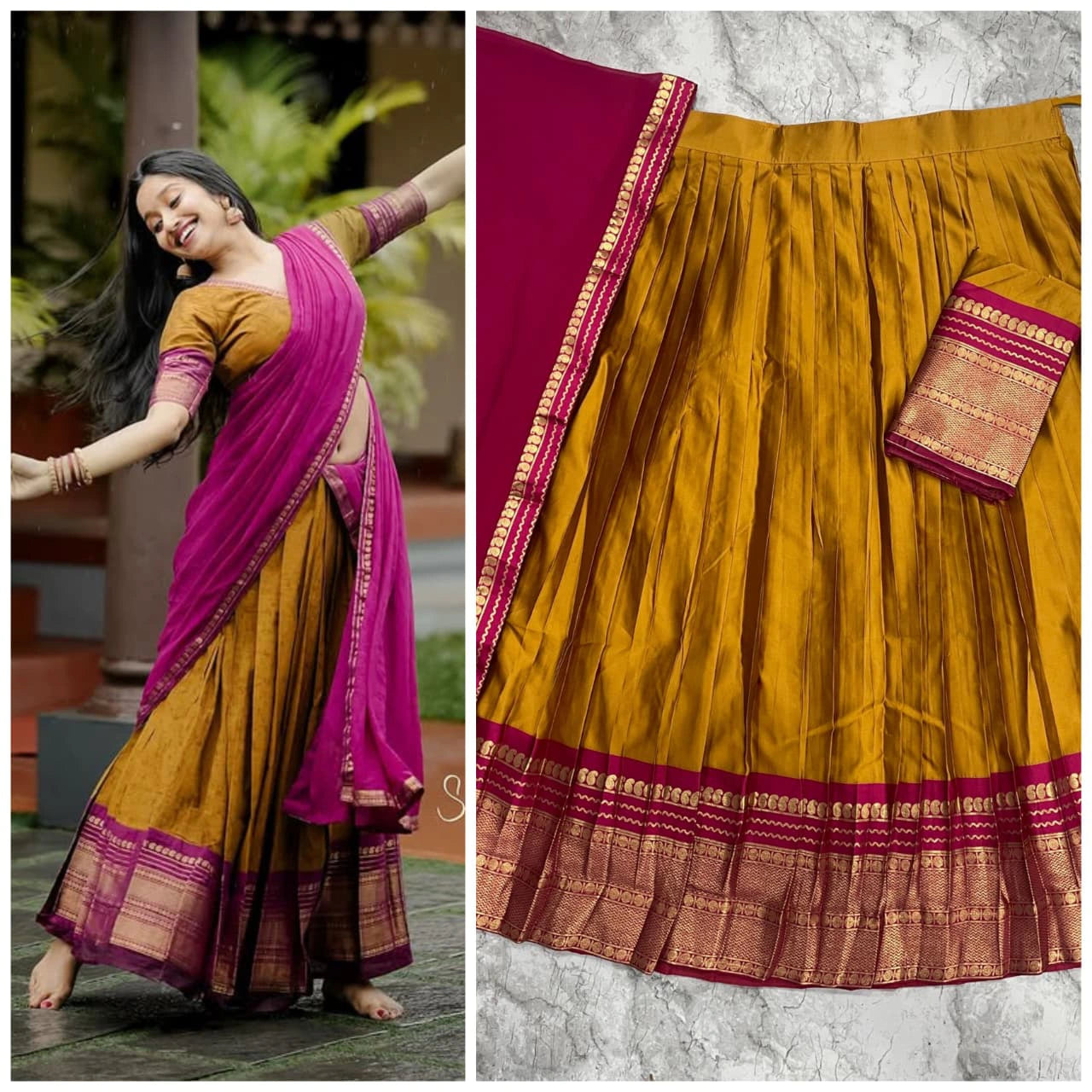 Half Saree Ready Made