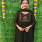 Aari Work Georgette Mayura