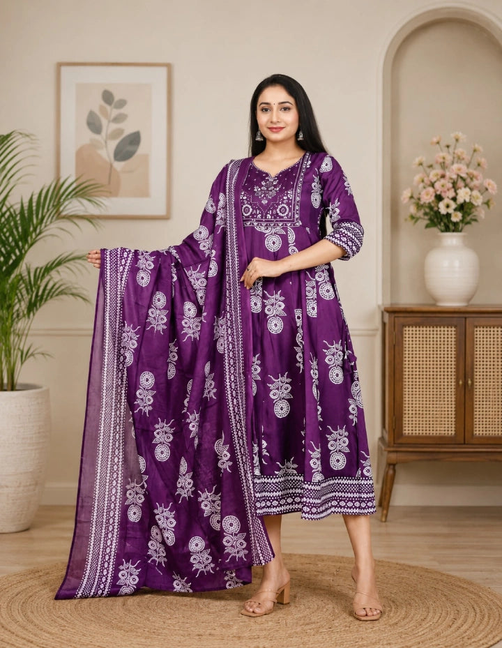 Jaipur Umbrella Top With Dupatta