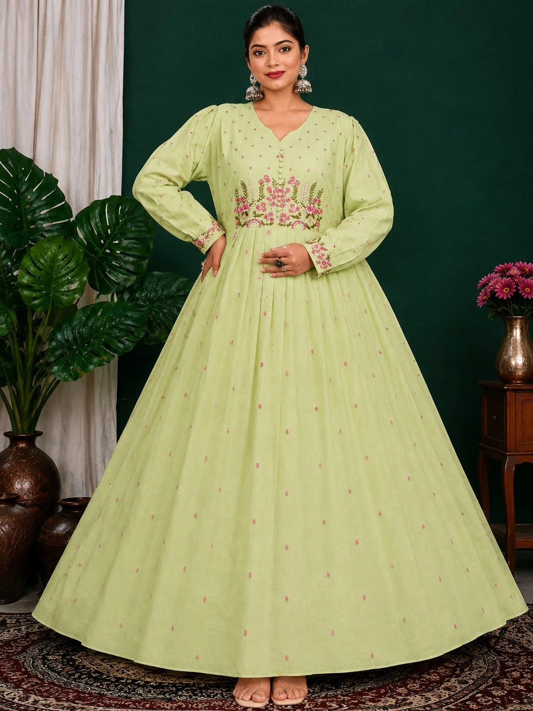 Plus Size Mulmul Cotton