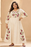 Plus Size Mul Cotton Thread Emporidary