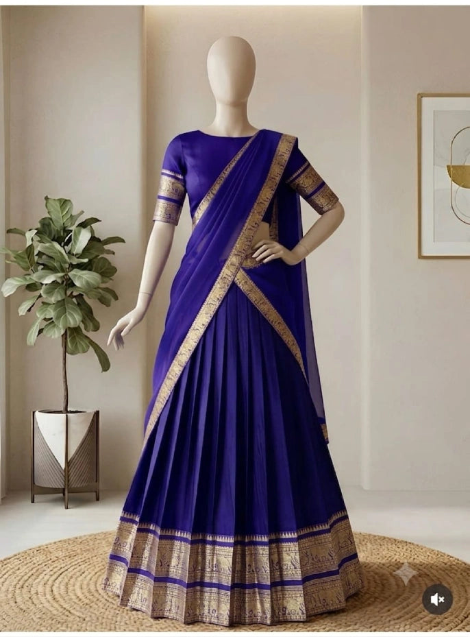 Half Saree Kanci Cottan