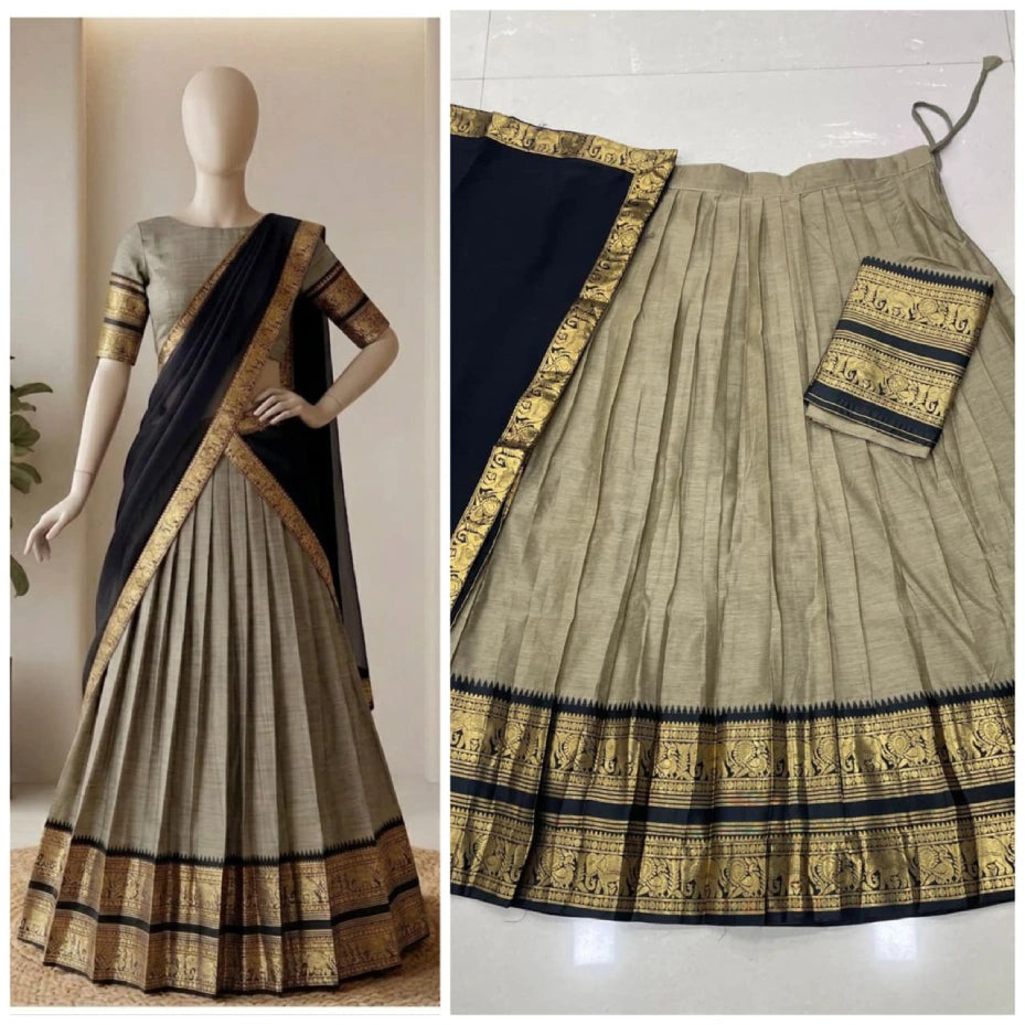 Half Saree Kanci Cottan