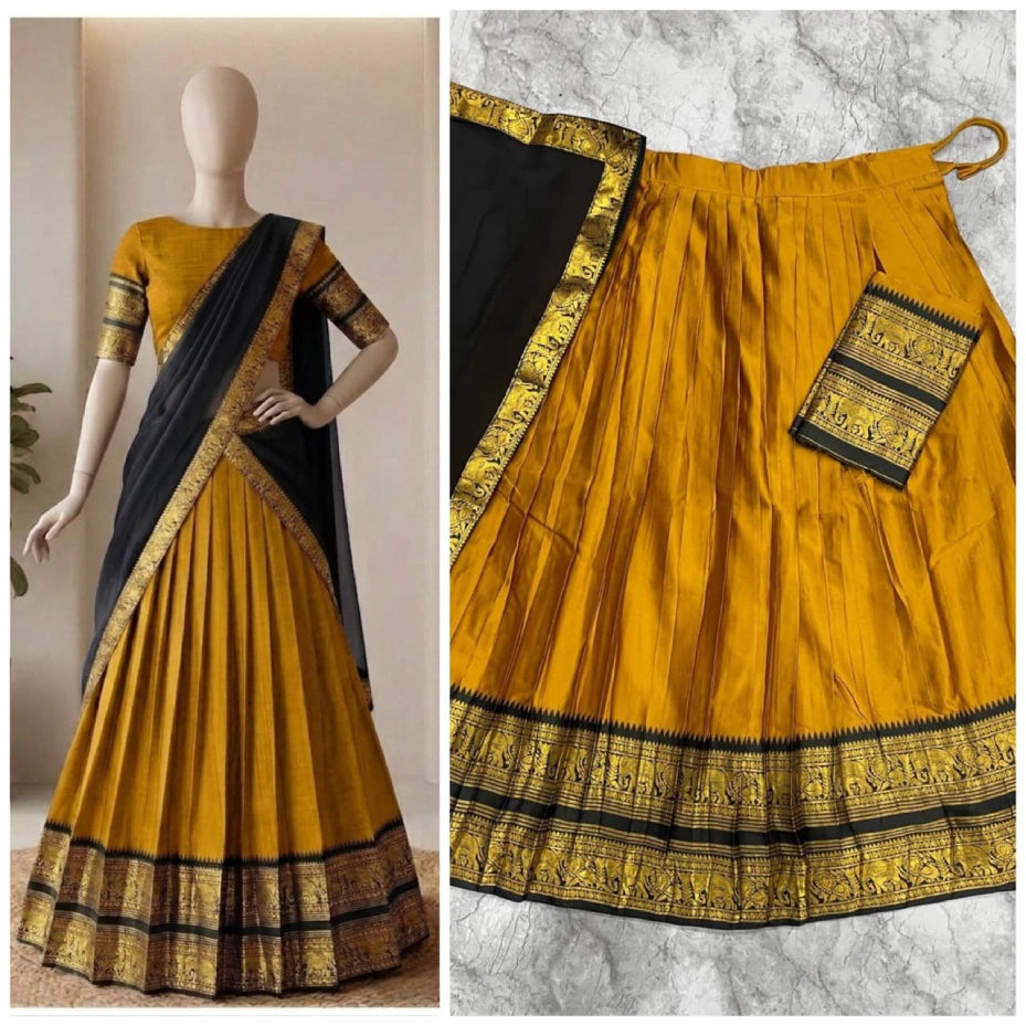 Half Saree Kanci Cottan
