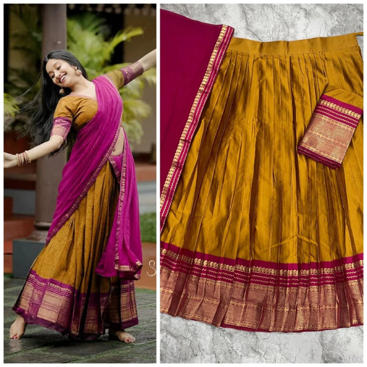 Half Saree Kanjivaram Silk