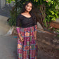 Multi Colour Maxi With Dupatta