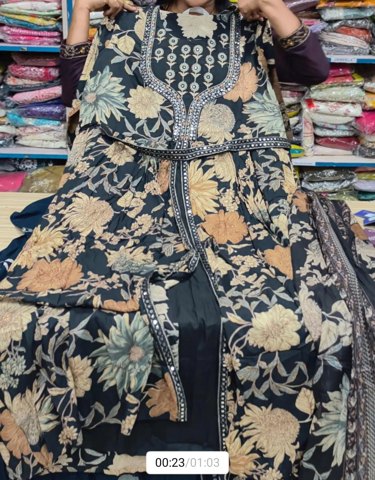 Plus Size Jaipur Cotton 2pcs Set Patch Work
