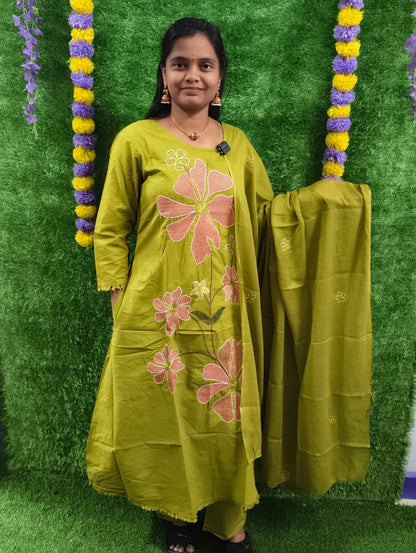 Mulmul Cotton Thread Emporidary