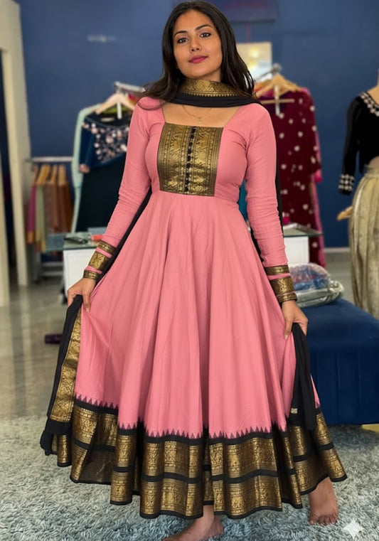 Plus Size Pattu Gown