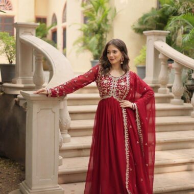 Embroidered Gown