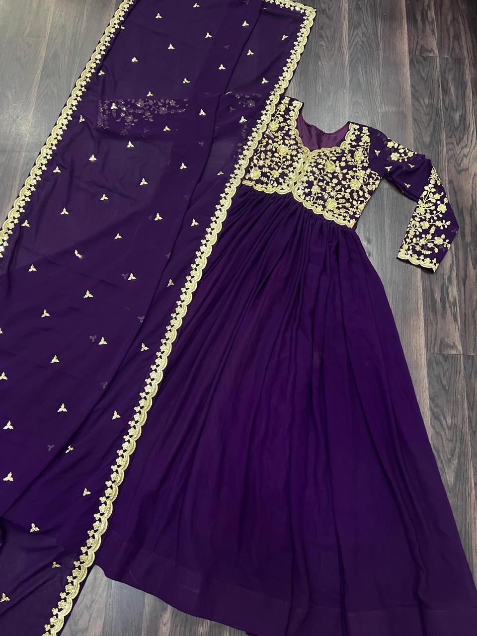 Embroidered Gown