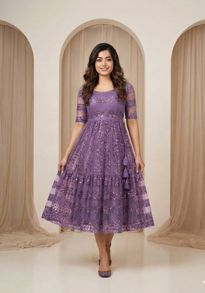 Plus Size Zari Frock