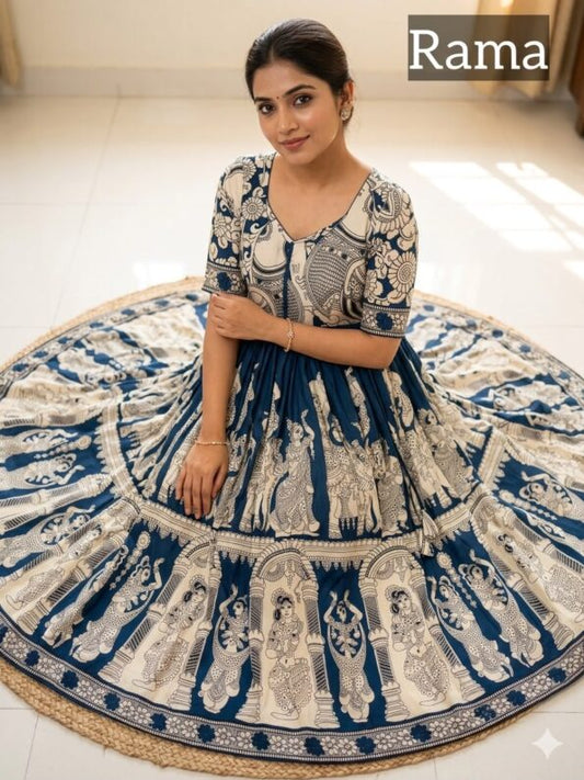 Plus Size  Kalamkari Frock