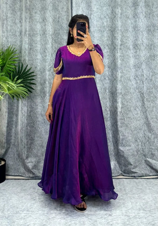 Space Silk Gown