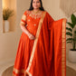 Plus Size Vizhitra Pattu Anarkali 2pcs Set