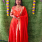 Vizhitra Pattu Anarkali 2pcs Set