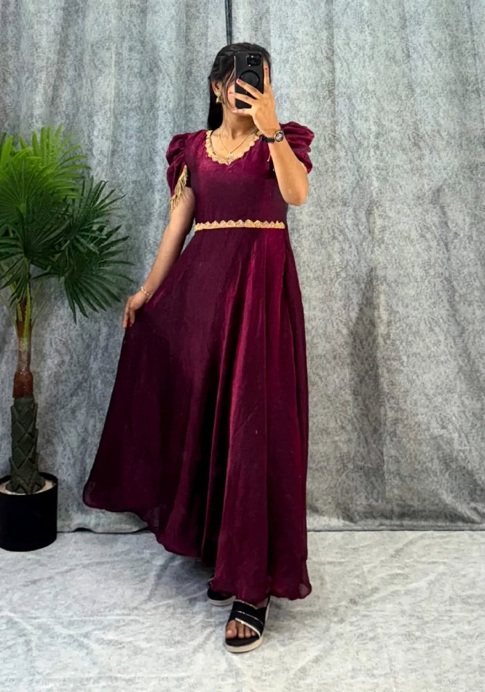 Space Silk Gown